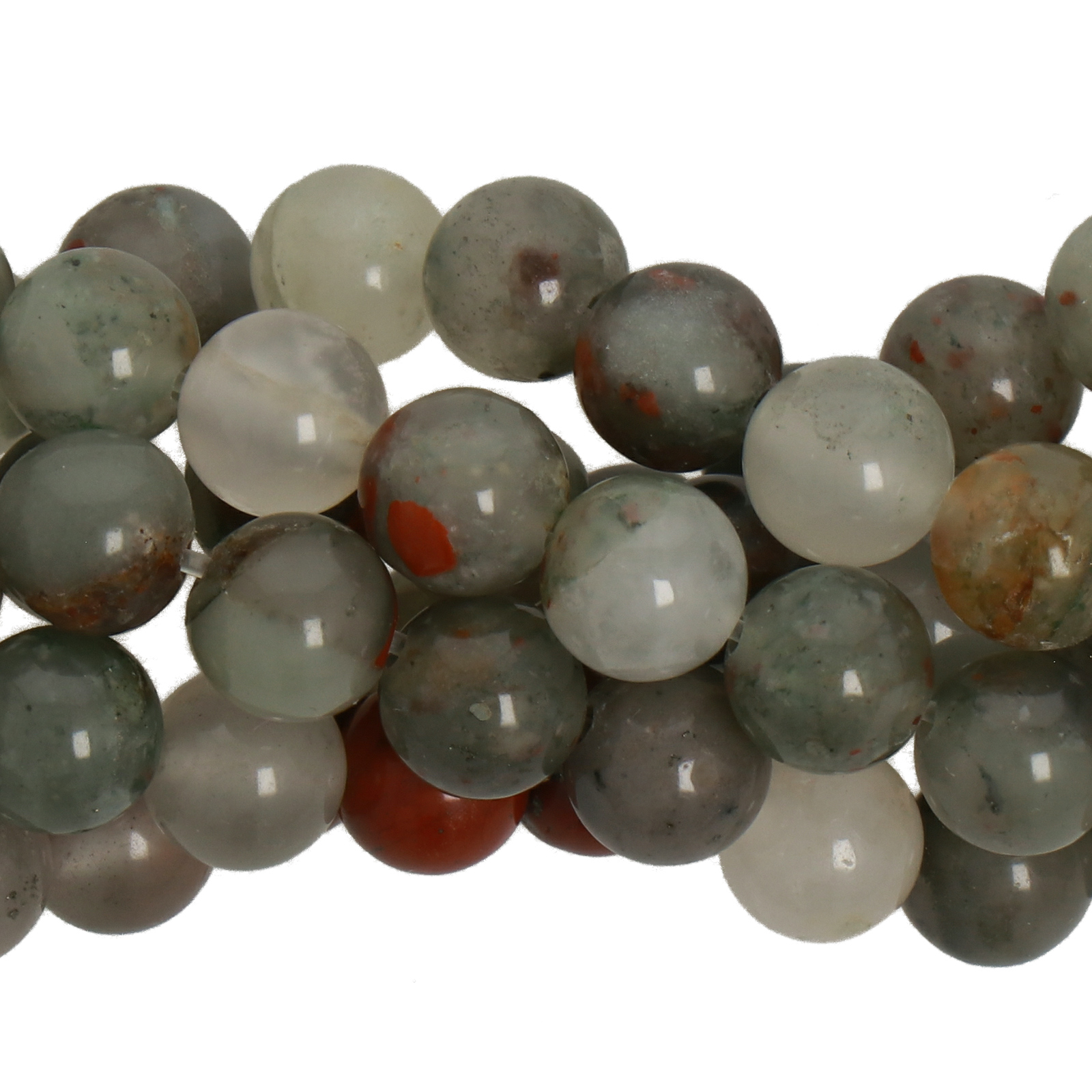 african bloodstone glatt runde 6mm | strang 38/40cm