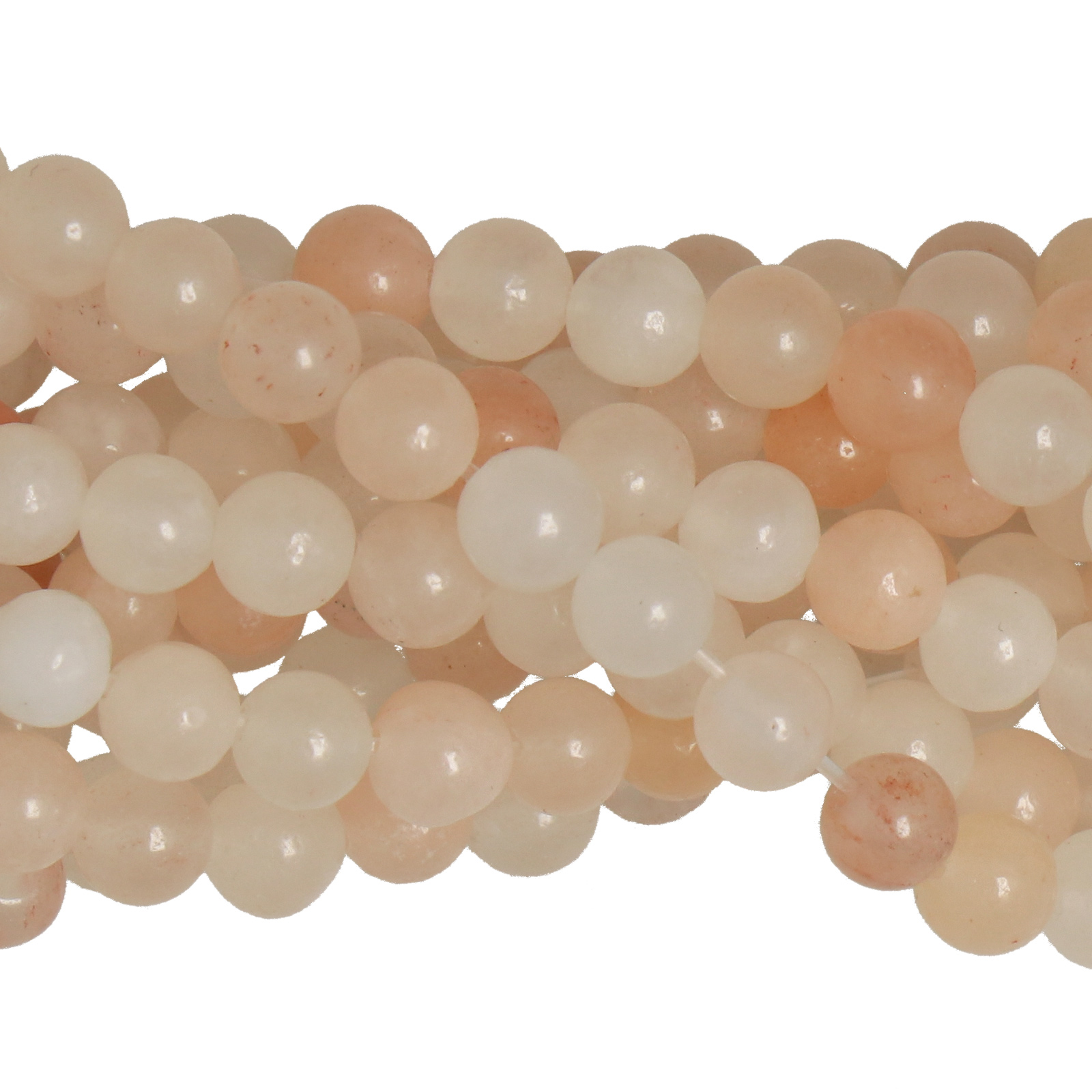 pink avventurine smooth round 4mm | 16-inch strand