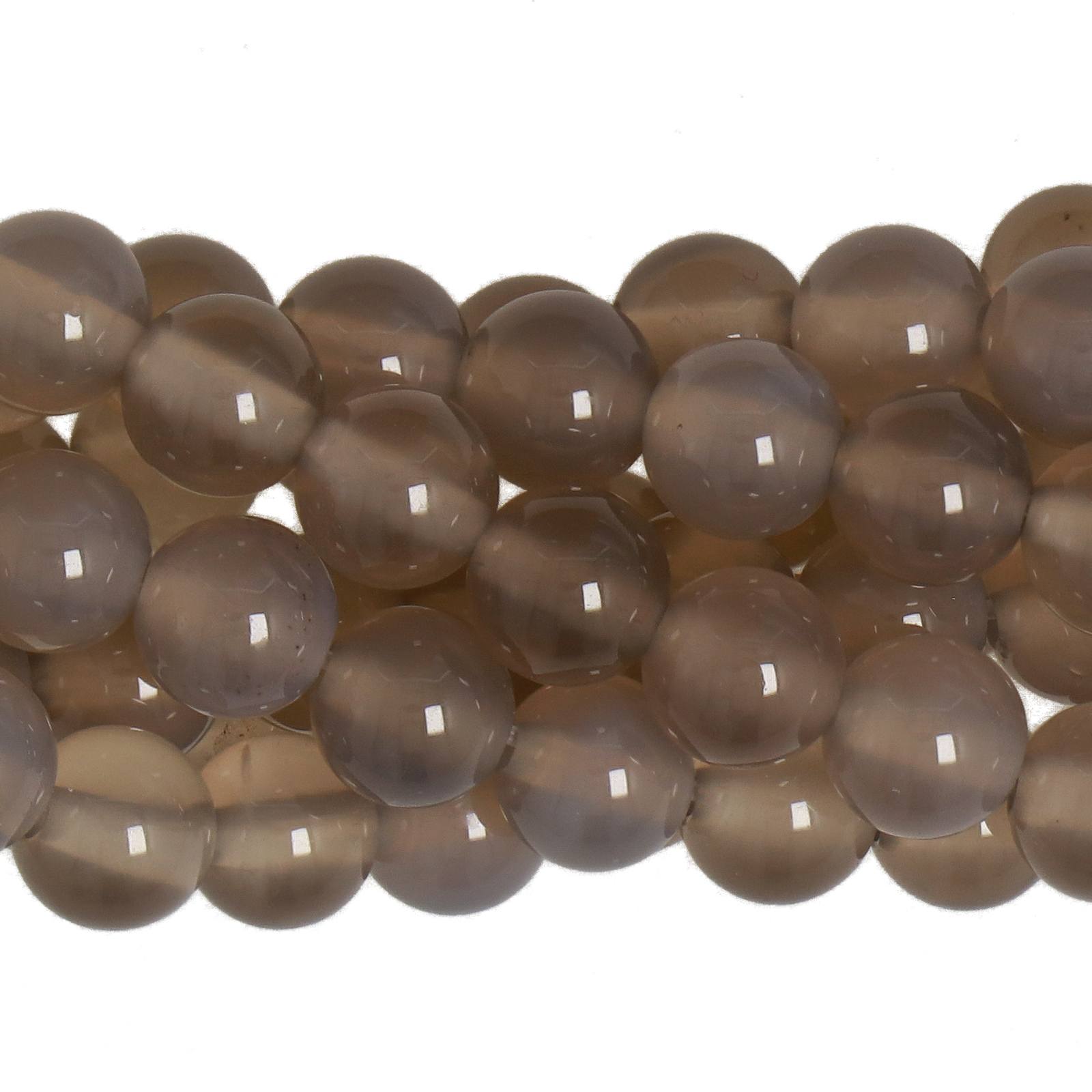 grau achat glatt runde 6mm | 20st