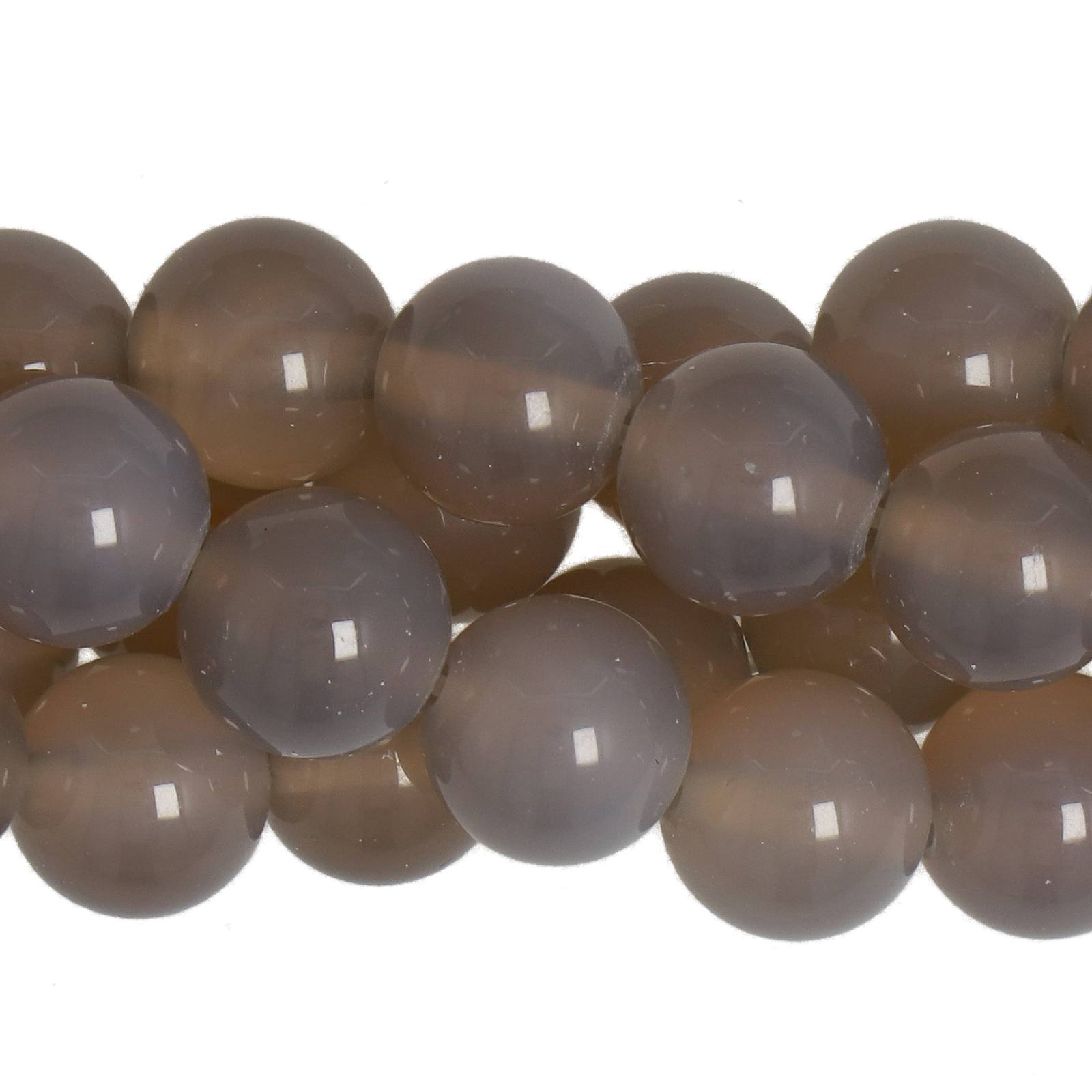 grau achat glatt runde 8mm | 12st
