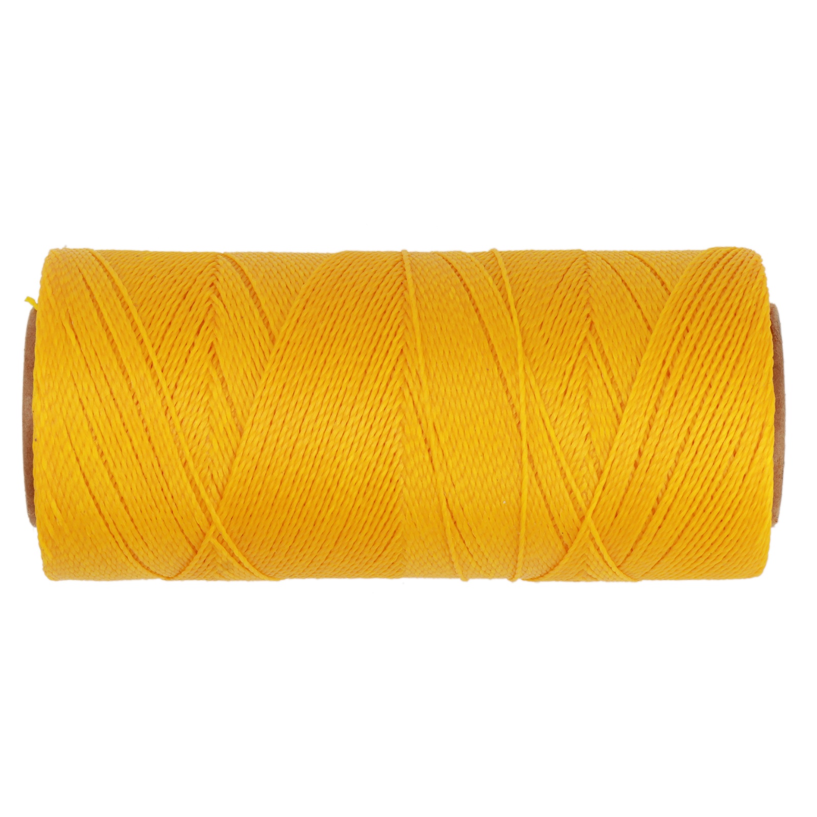 linhasita waxed polyester cord - yellow (218) 0,5mm - 100gr spool (aprox. 180mt) | 1pc
