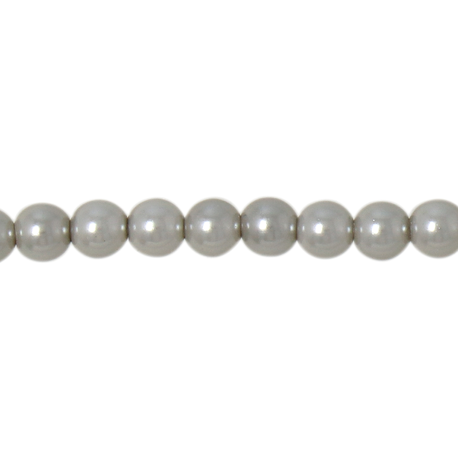 brilliant pearls round light grey 3mm | strand 140pc approx.