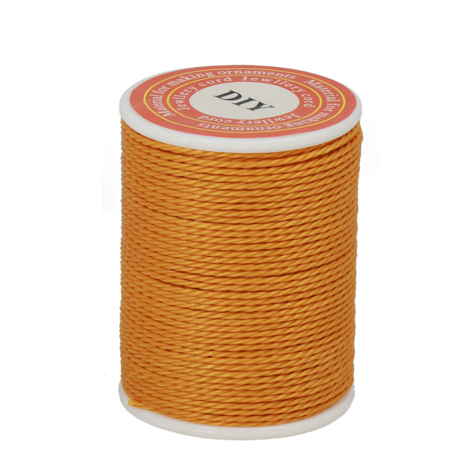 waxed polyester cord - gold 1mm - 11mt spool | 1pc