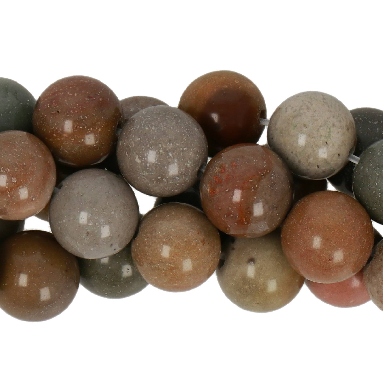 ocean jasper smooth round 8mm | 12pc