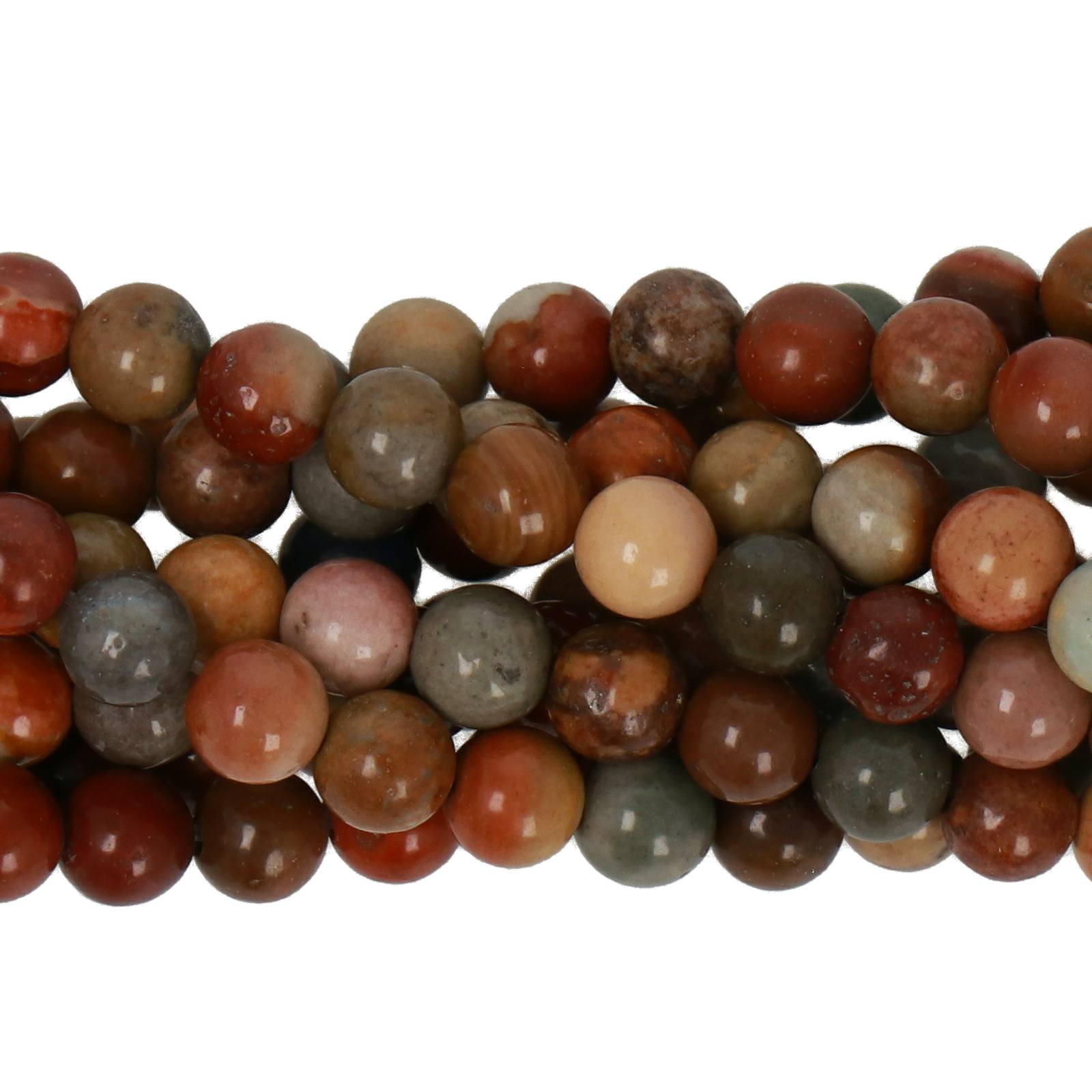 ocean jasper smooth round 4mm | 15/16-inch strand