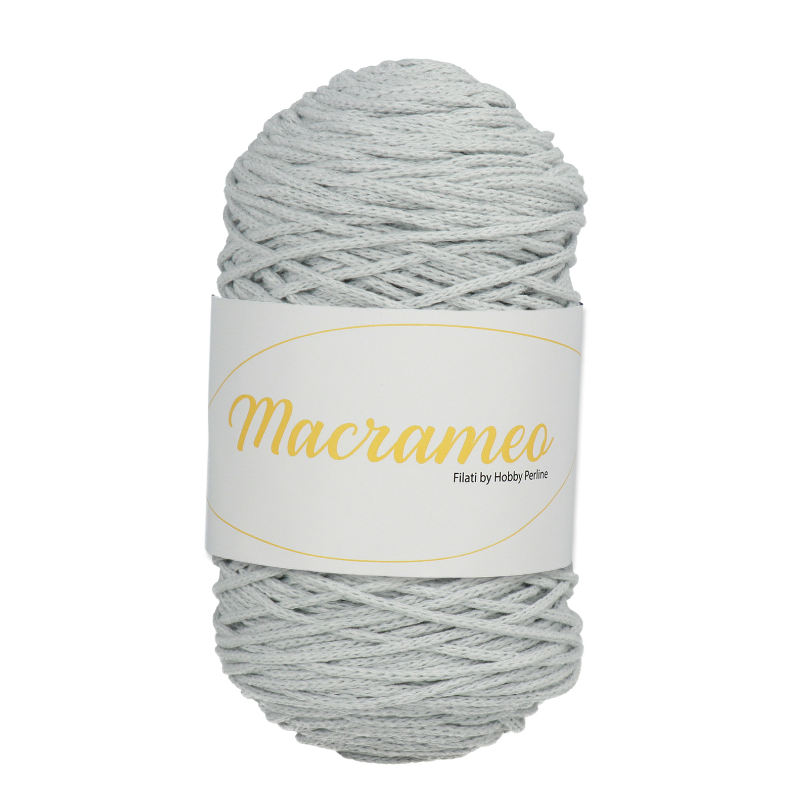 hobbybag macrameo - light grey - 250gr (150mt aprox) | 1pc