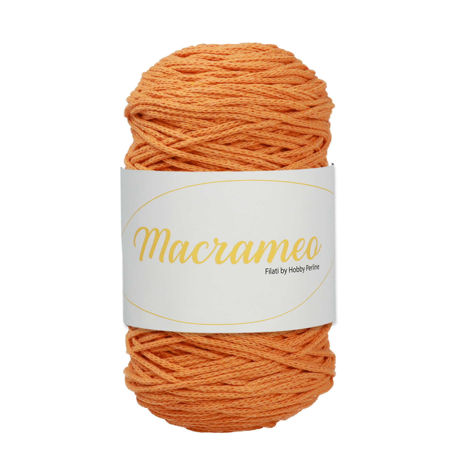 hobbybag macrameo - orange - 250gr (150mt aprox) | 1pc