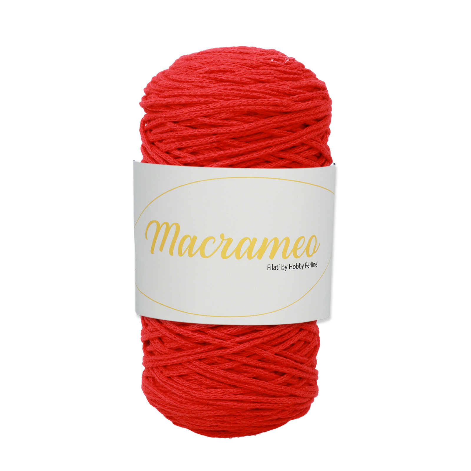 hobbybag macrameo - rot - 250gr (150mt ca.) | 1st