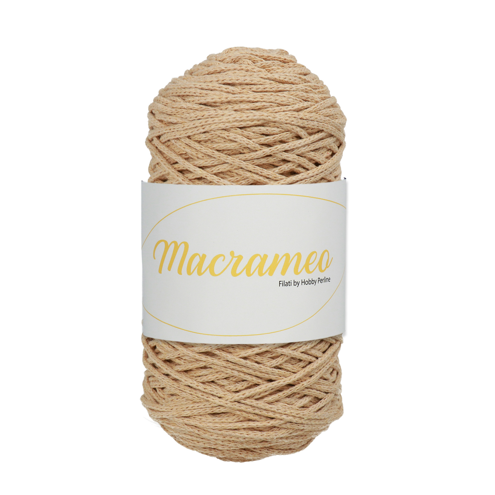 hobbybag macrameo - sand - 250gr (150mt ca.) | 1st