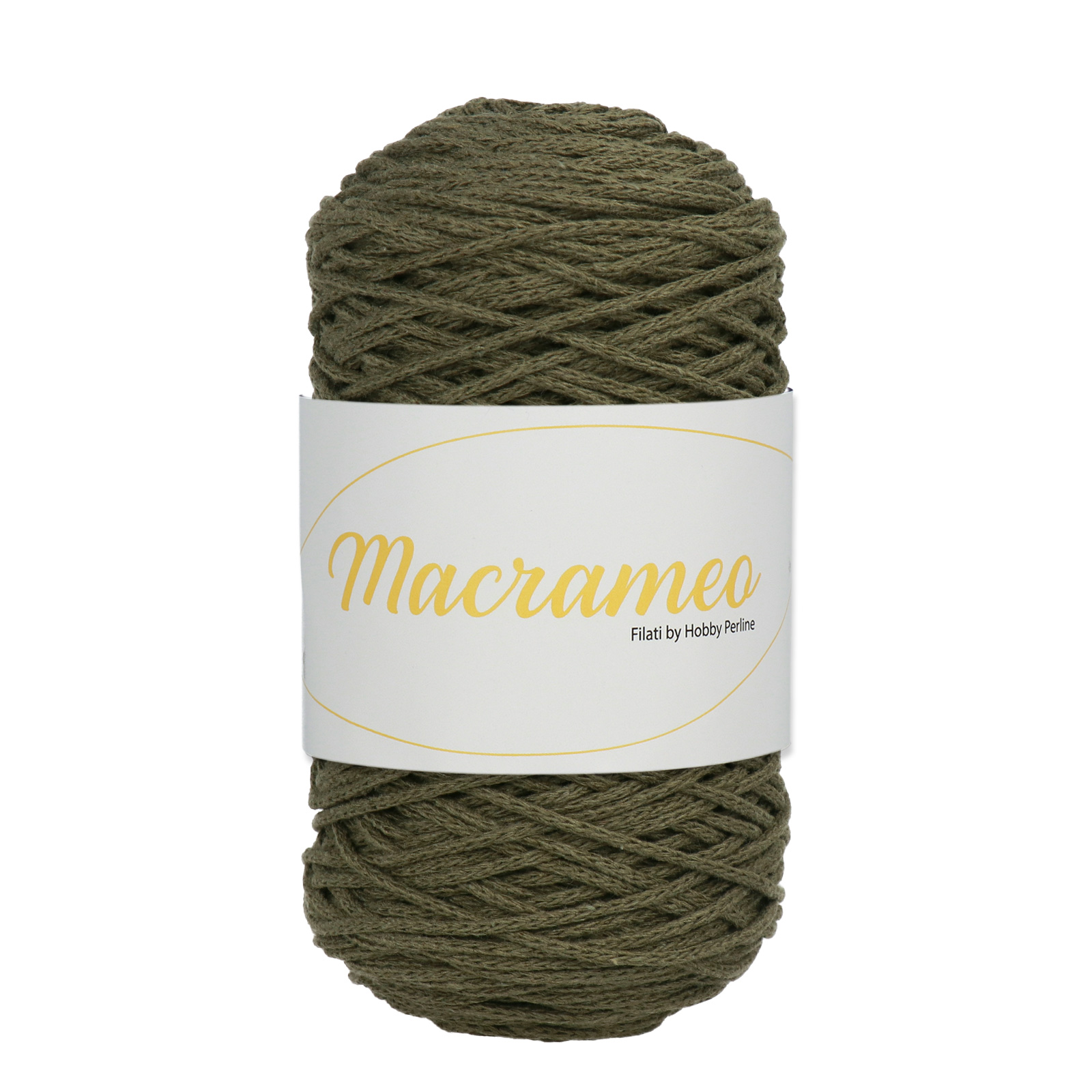 hobbybag macrameo - dark green - 250gr (150mt aprox) | 1pc