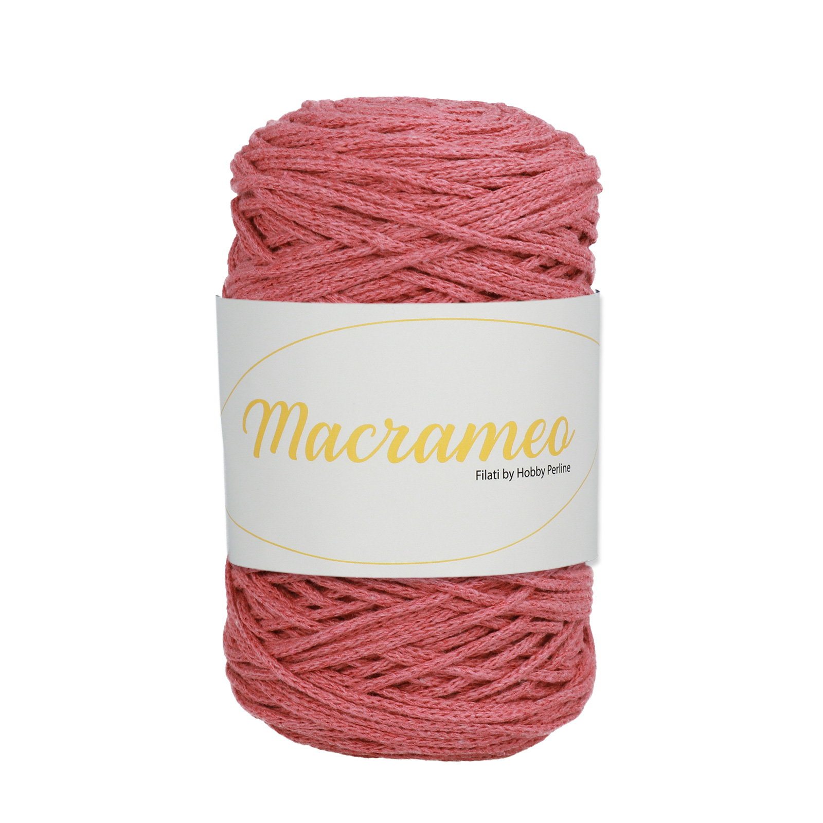hobbybag macrameo - antique pink - 250gr (150mt aprox) | 1pc