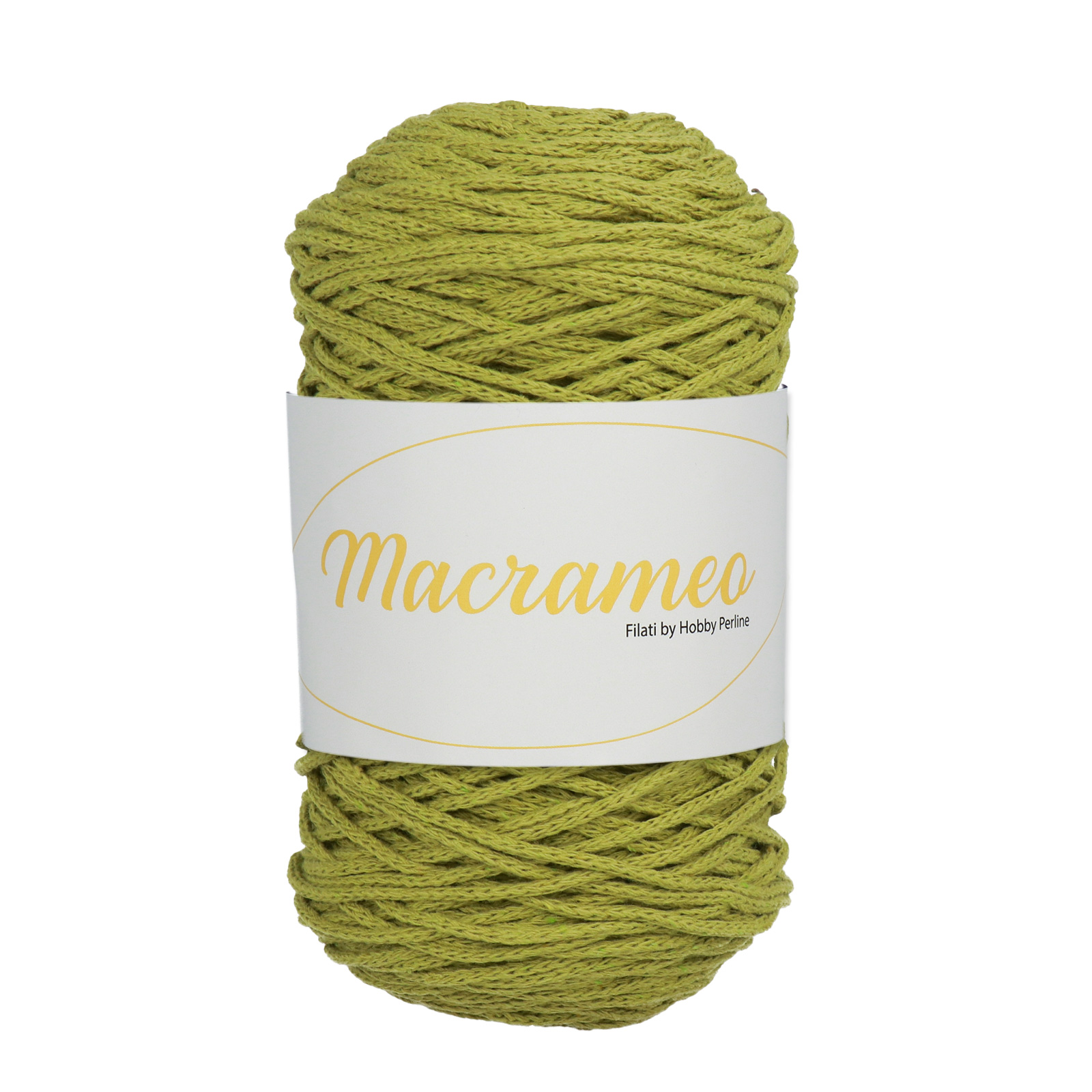 hobbybag macrameo - olive - 250gr (150mt aprox) | 1pc