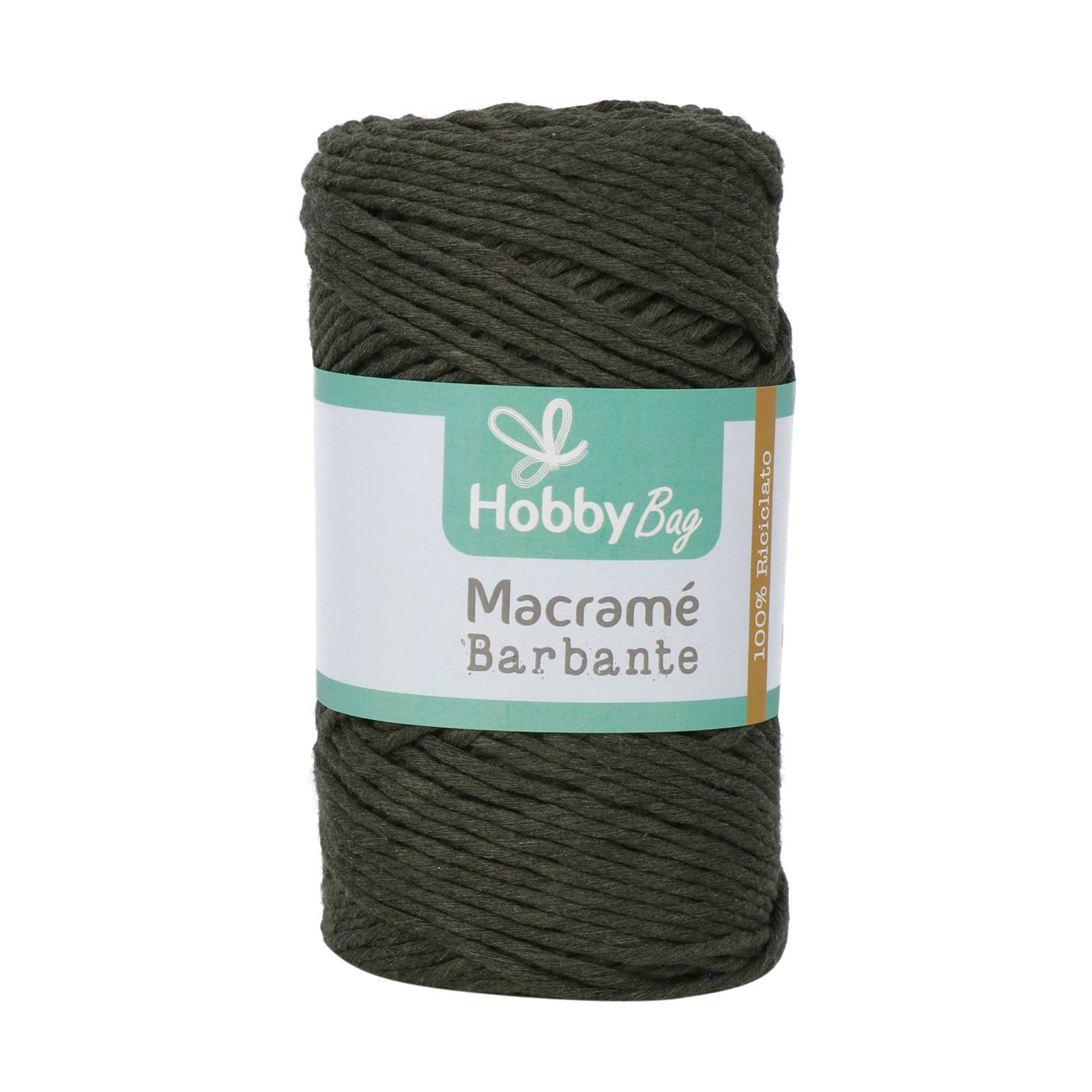 hobbybag macramé barbante - khaki (14) - 250gr | 1st