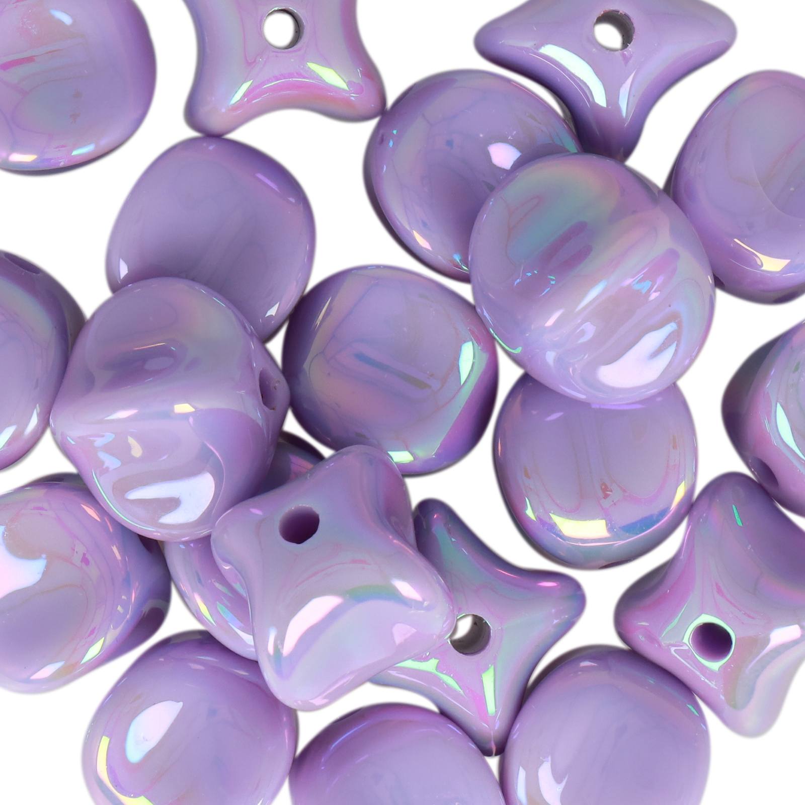 bead bags cube - purple - 9mm | 20pc