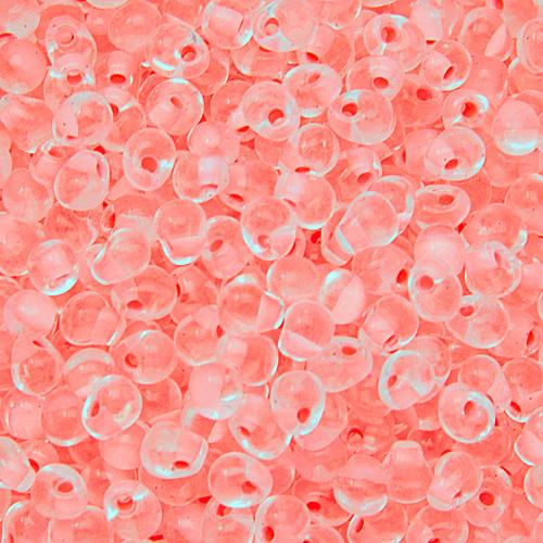 drops miyuki 3,4mm crystal pink lined | 10gr