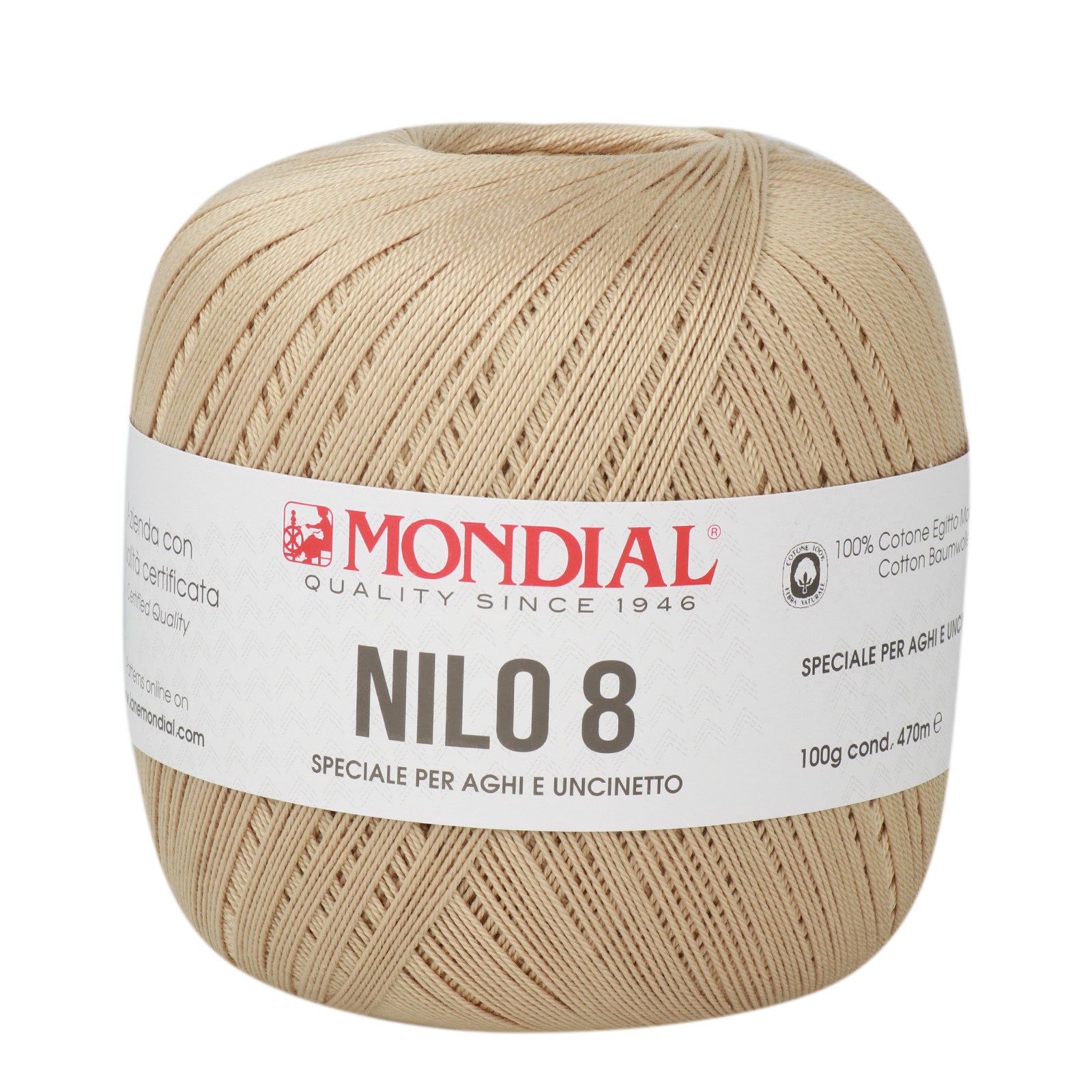 NKlaus Stoppino rotondo da 1 metro 100% puro cotone largo 8,0mm per lampada a olio, lampada a paraffina