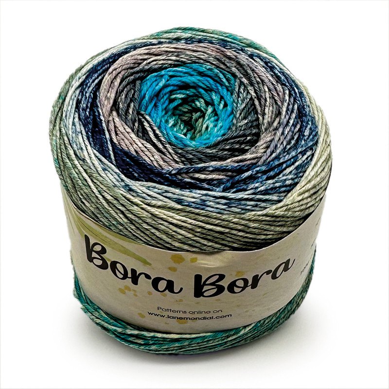 bora bora mondial - grau/blau/eisen (929) - 100gr (280mt) | 1st