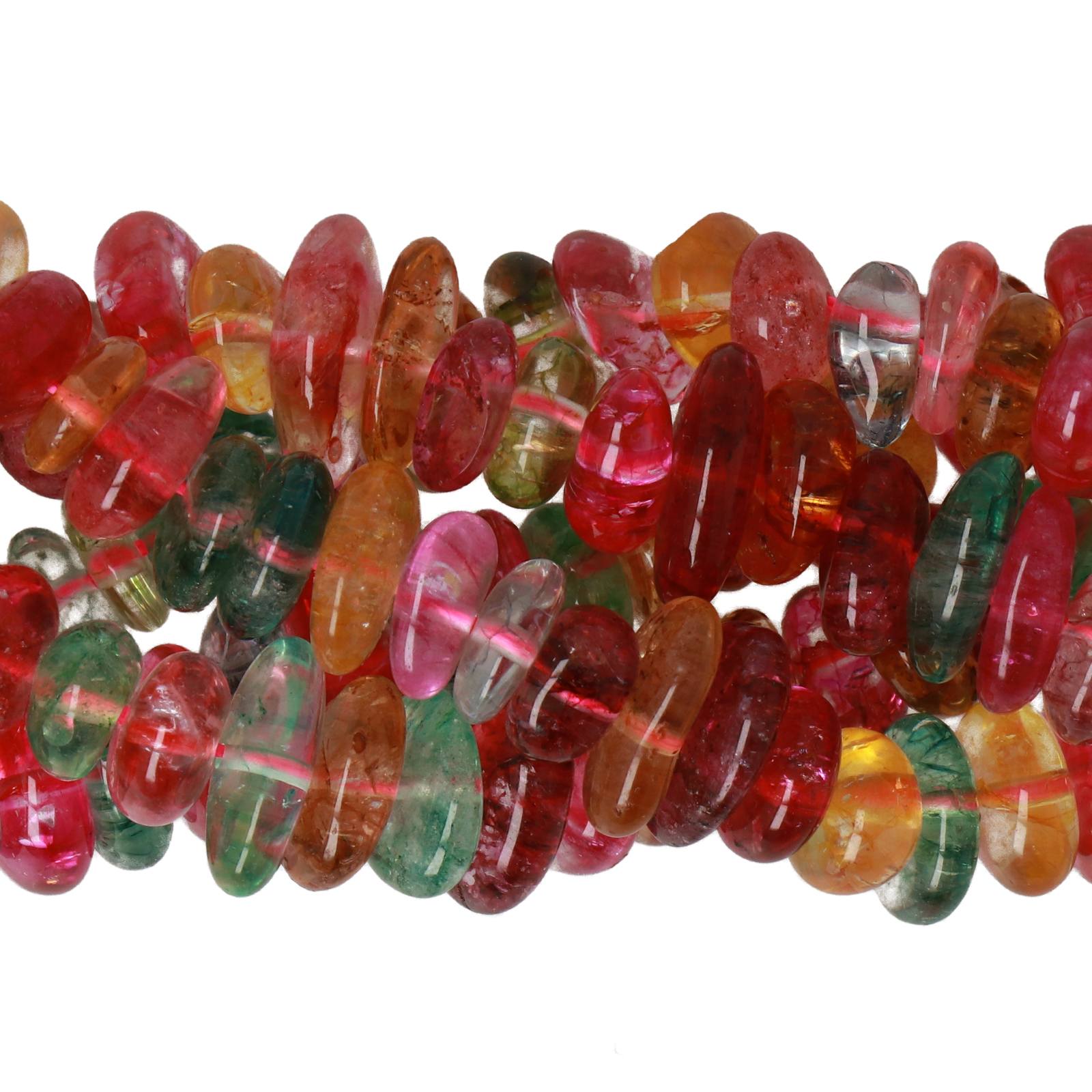 multicolor crystal chips premium quality 12-15mm | 15/16-inch strand
