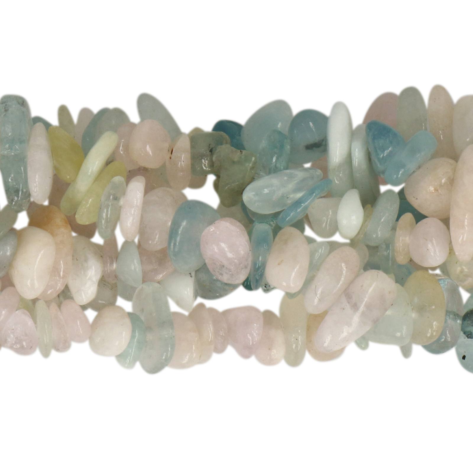 beryll multicolor chips 5-10mm | strang 80/85cm