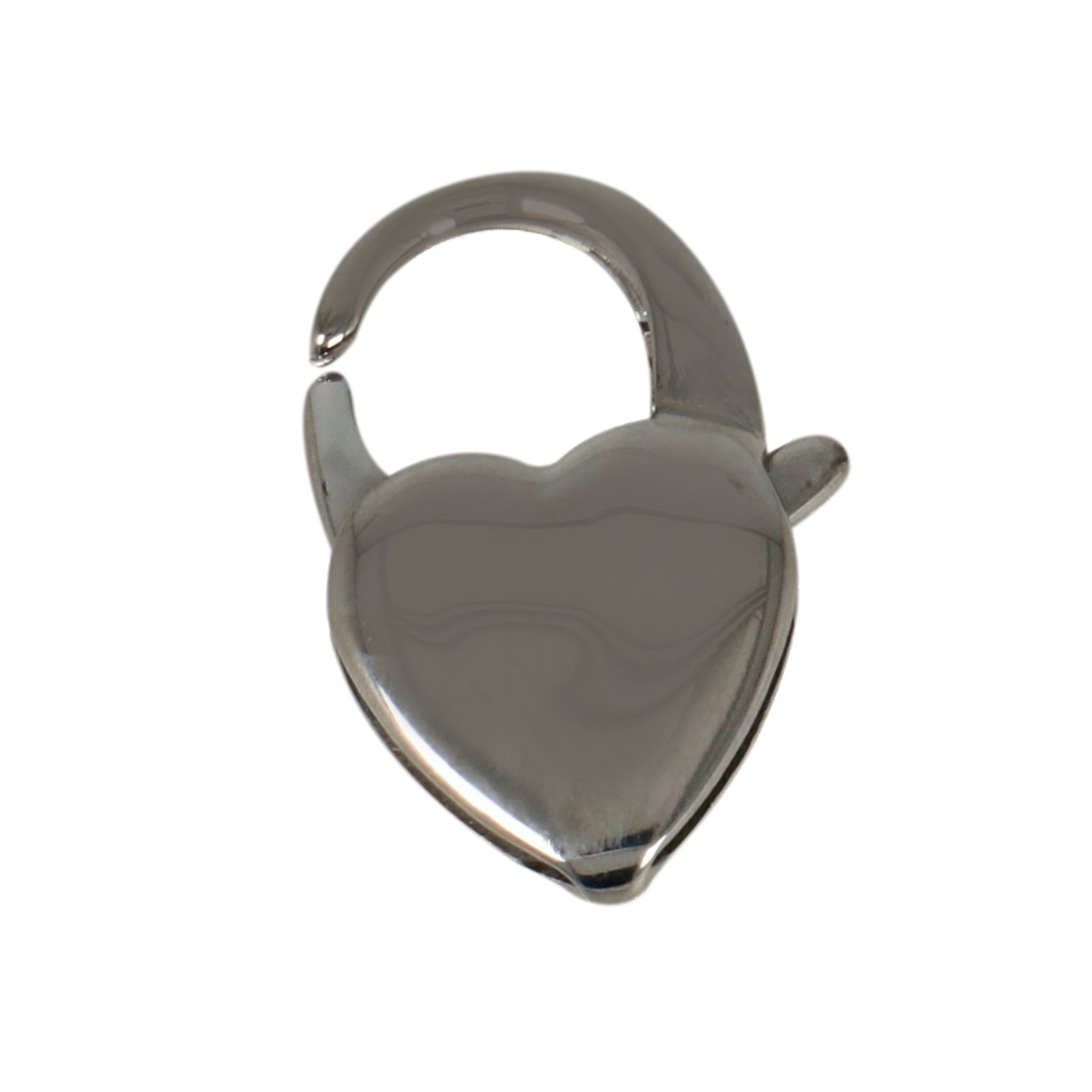 steinless steel lobster heart clasp 16x10mm | 1pc