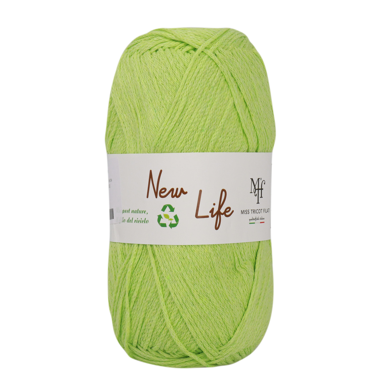 miss tricot filati new life lime (6) - 100gr (250mt) | 1pc