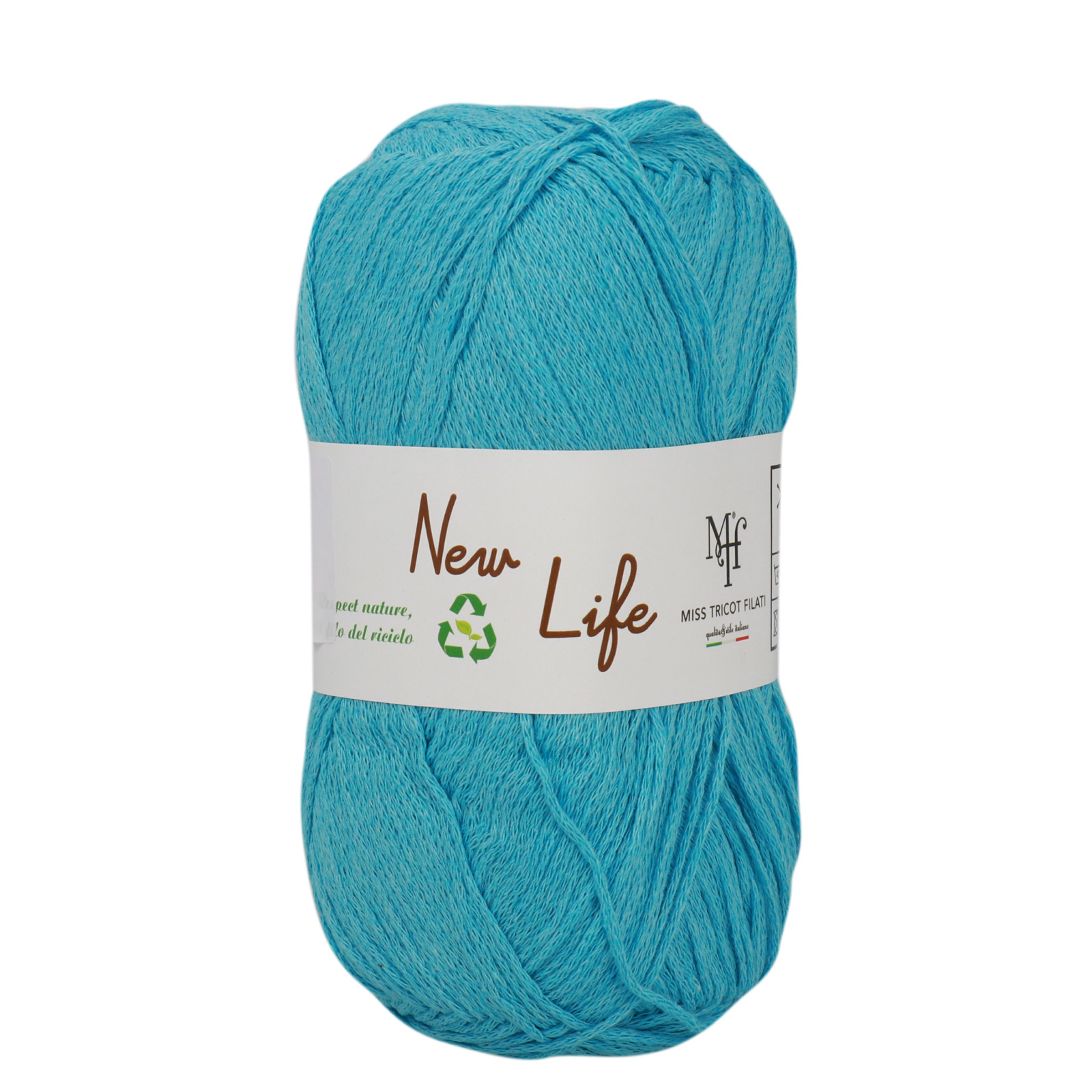 miss tricot filati new life turquoise (15) - 100gr (250mt) | 1pc