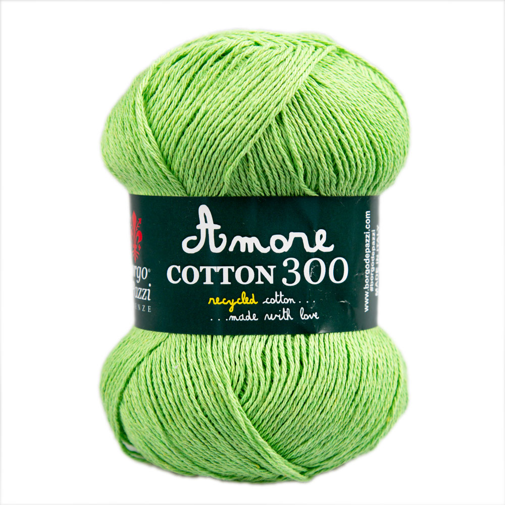borgo de' pazzi amore cotton 300 - green (141) - 100gr (300mt) | 1pc