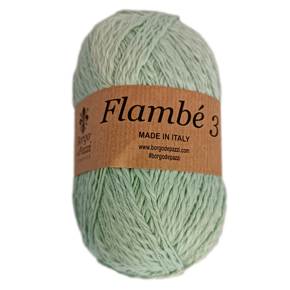 borgo de' pazzi flambé 3 - aquamarine (04) - 100gr (200mt) | 1pc
