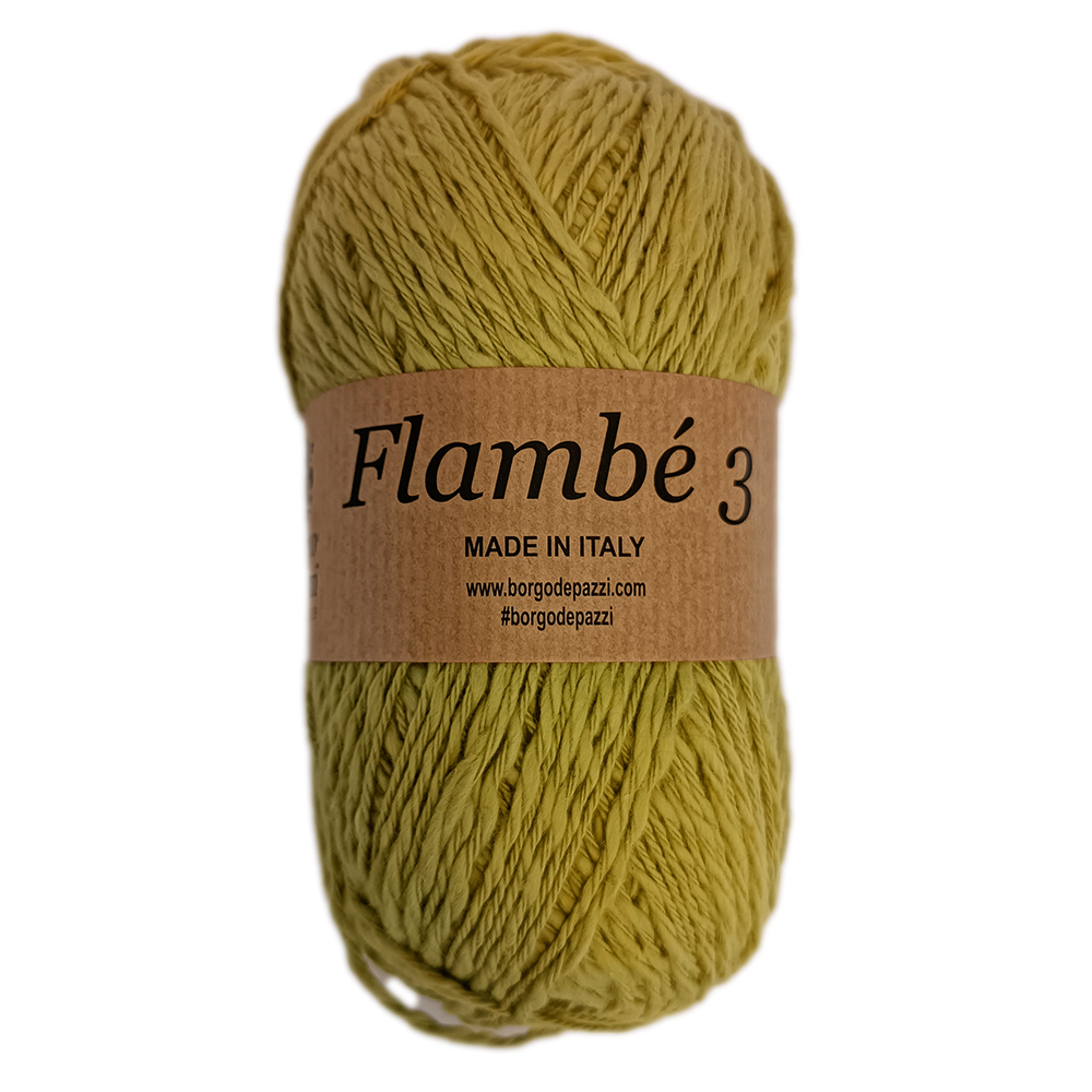 borgo de' pazzi flambé 3 - pea green (06) - 100gr (200mt) | 1pc