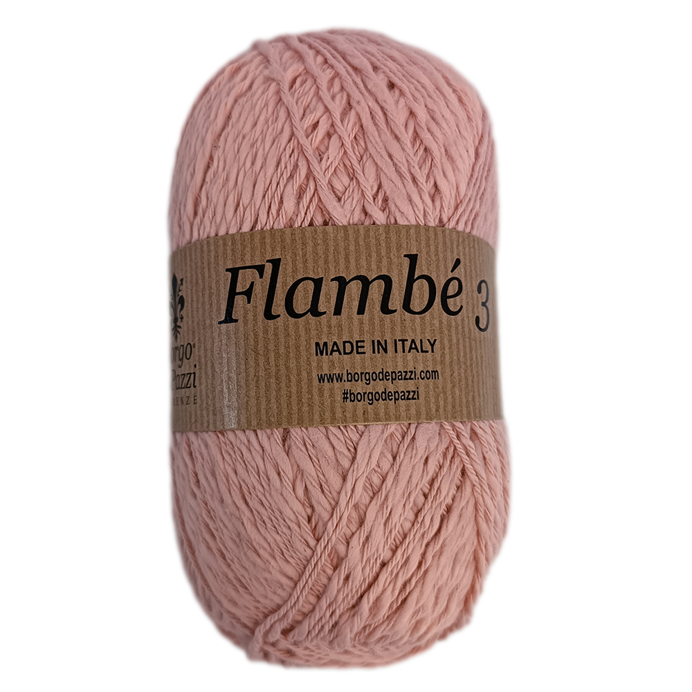 borgo de' pazzi flambé 3 - pink (04) - 100gr (200mt) | 1pc