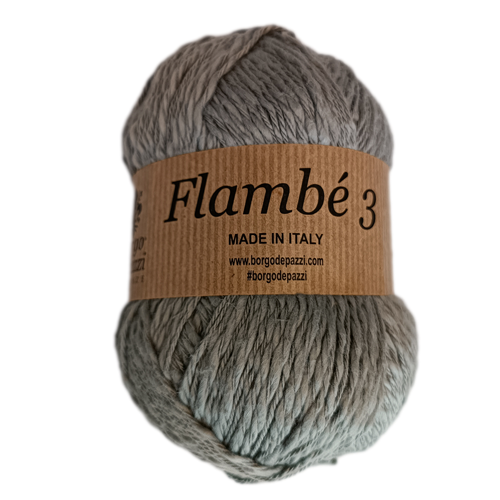 borgo de' pazzi flambé 3 - gray (23) - 100gr (200mt) | 1pc