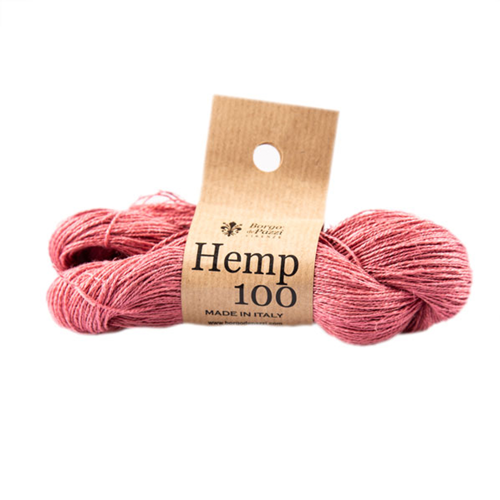 borgo de' pazzi hemp 100 - pink (76) - 50gr (250mt) | 1pc