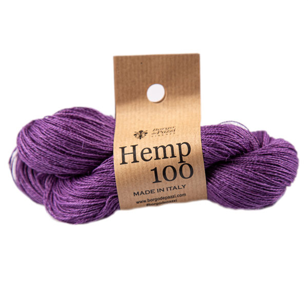 borgo de' pazzi hemp 100 - purple (77) - 50gr (250mt) | 1pc