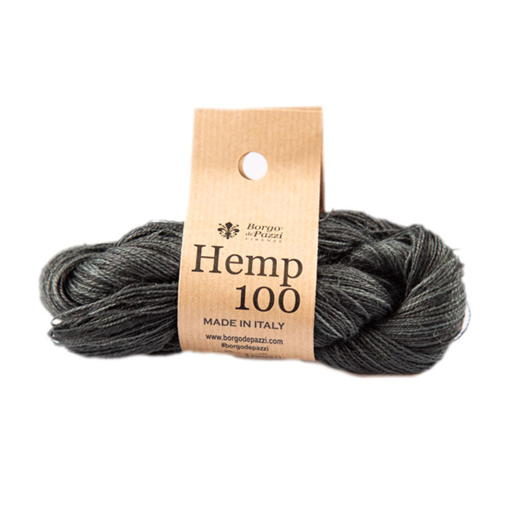 borgo de' pazzi hemp 100 - antracite (85) - 50gr (250mt) | 1pc