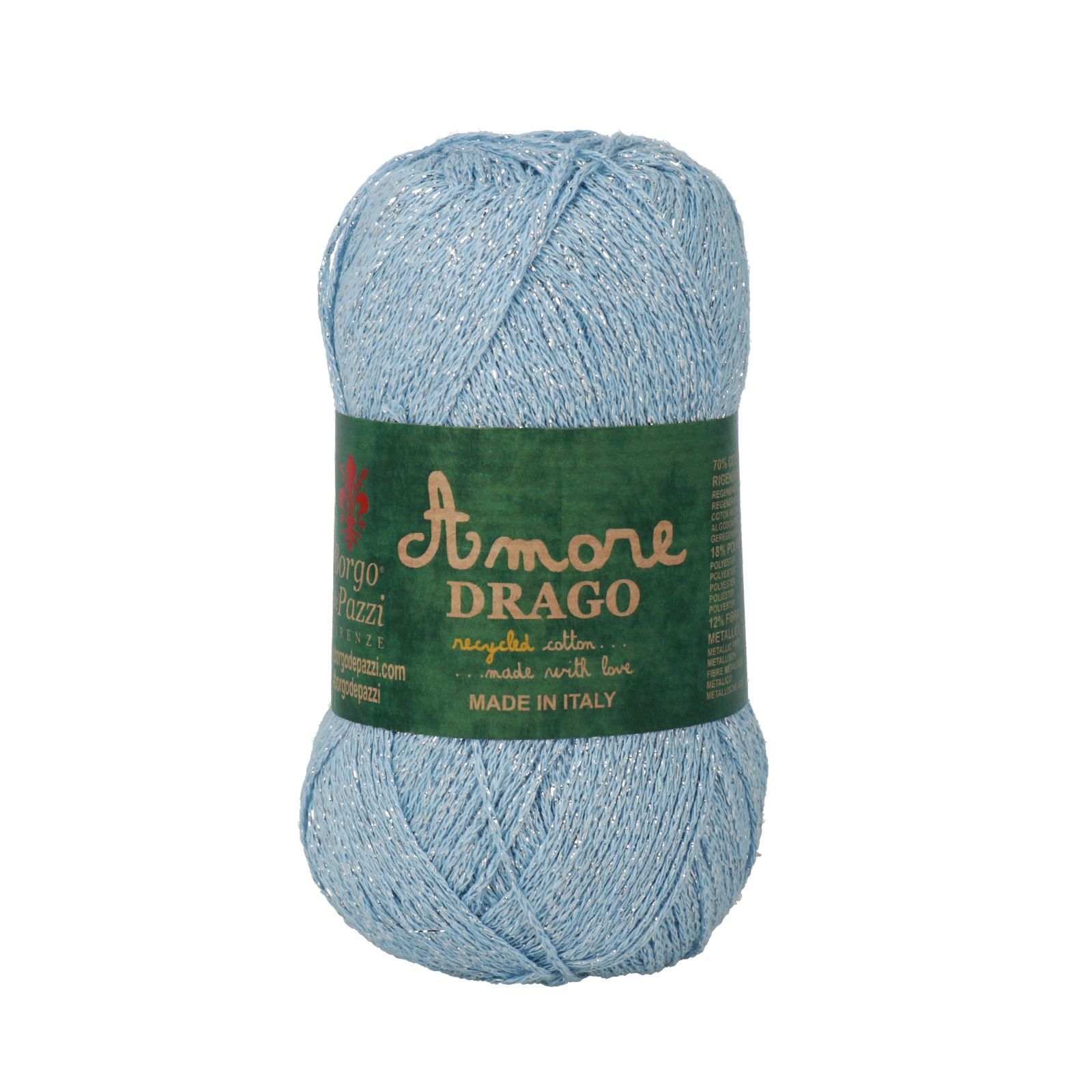 borgo de' pazzi amore drago - light blue (13) - 50gr (200mt) | 1pc