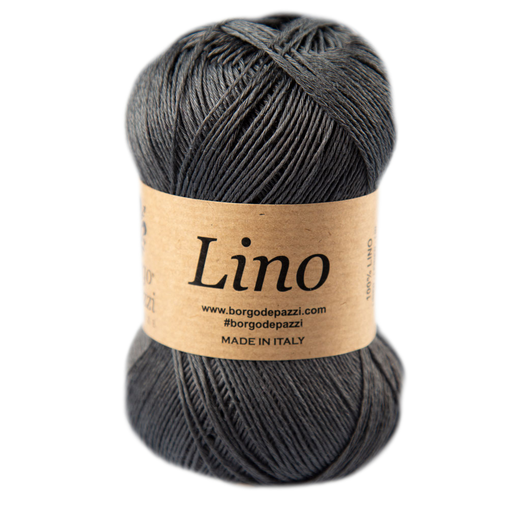 borgo de' pazzi lino - anthrazit (89) - 50gr (165mt)