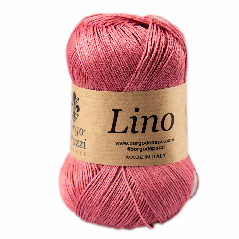 borgo de' pazzi lino - raspberry (90) - 50gr (165mt) | 1pc
