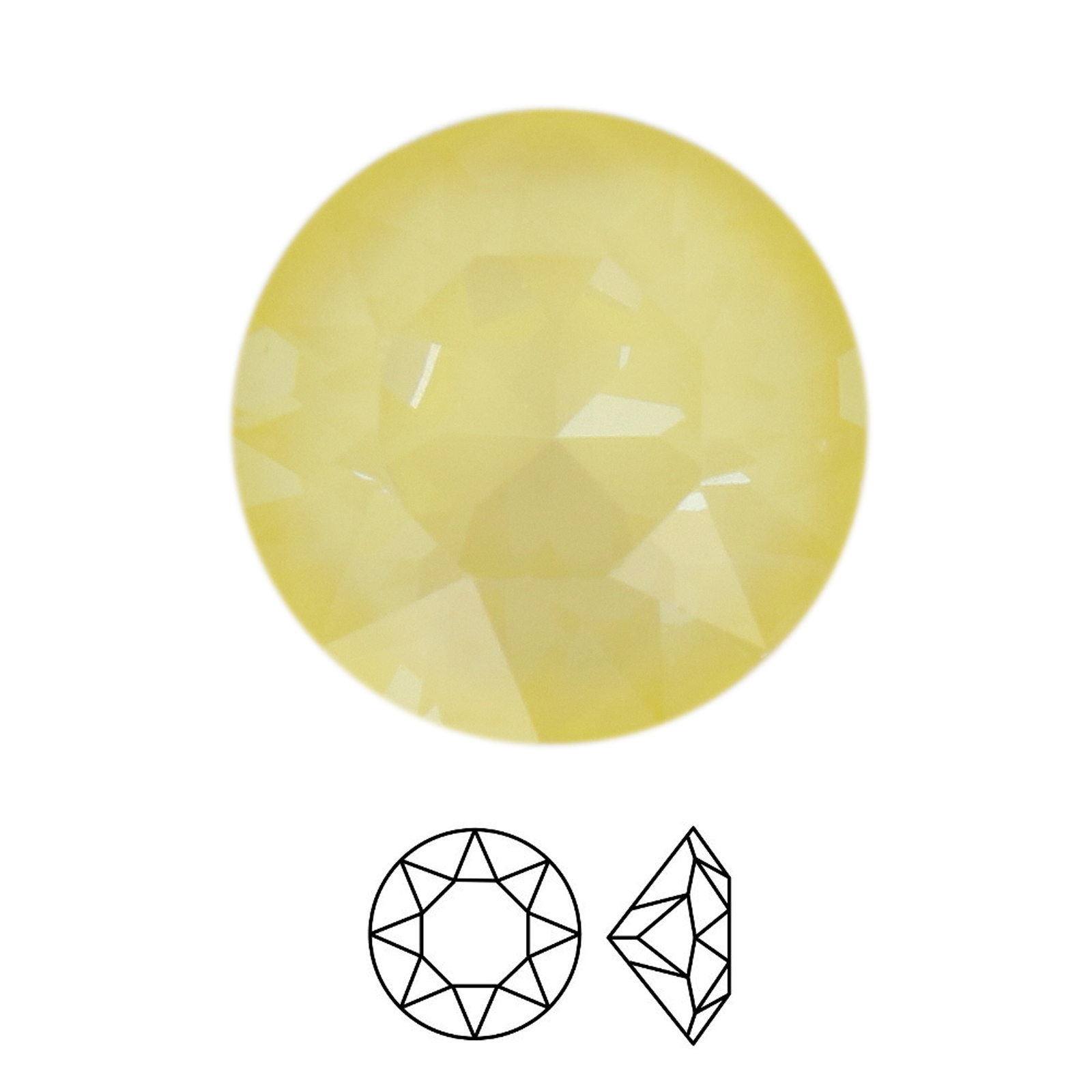 chaton (1088) crystal soft yellow ignite ss39 (8,16-8,41mm) | 4st
