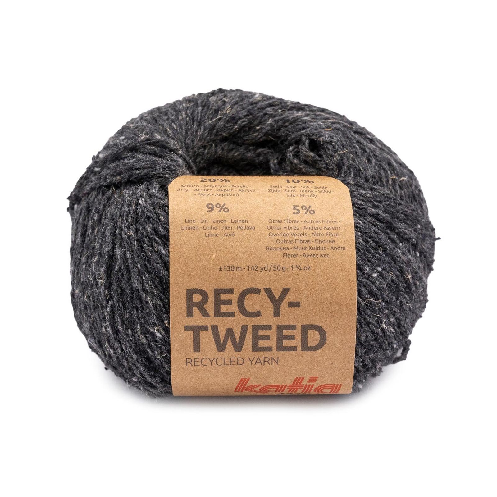 katia recy-tweed - anthracite (88) - 50gr (130mt) | 1pc