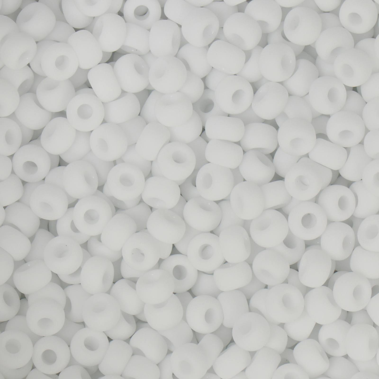 miyuki rocailles 6/0 - matte opaque white (402f) | 10gr