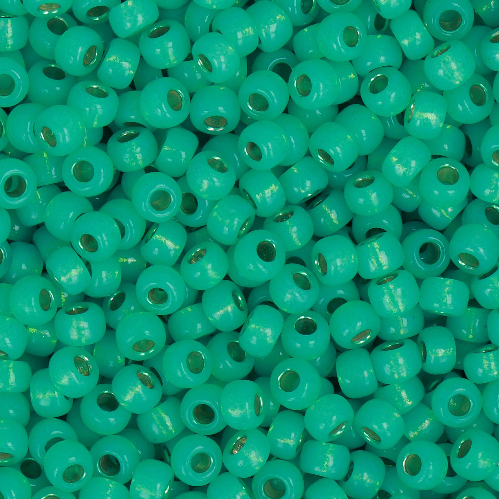 miyuki rocailles 6/0 - dyed seafoam silver-lined alabaster (572) | 10gr