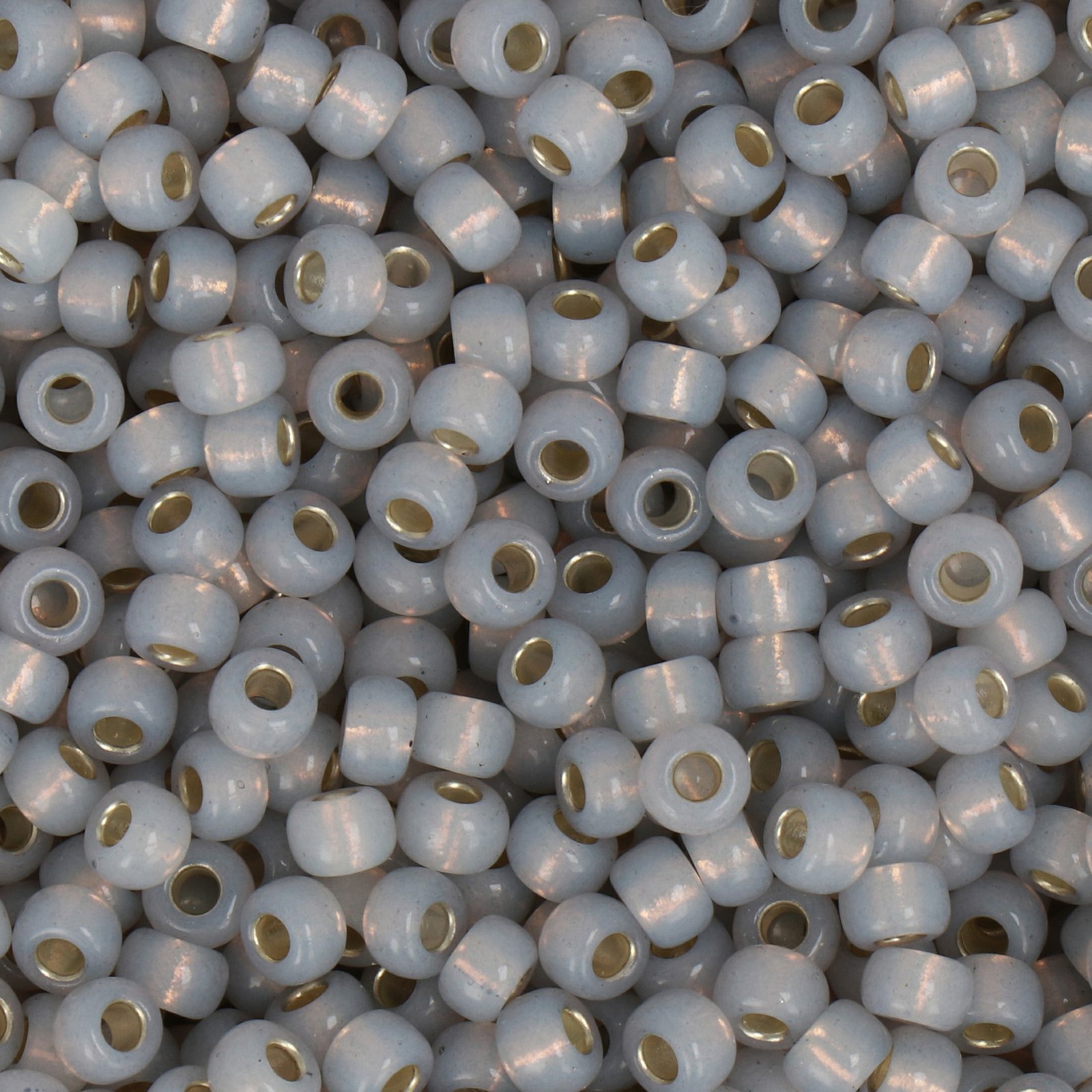 miyuki rocailles 6/0 - silver-lined smoky opal (576) | 10gr