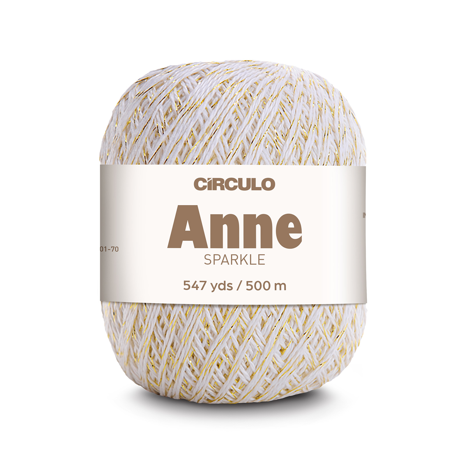 circulo anne sparkle - white (8001) - 150gr (500mt) | 1pc