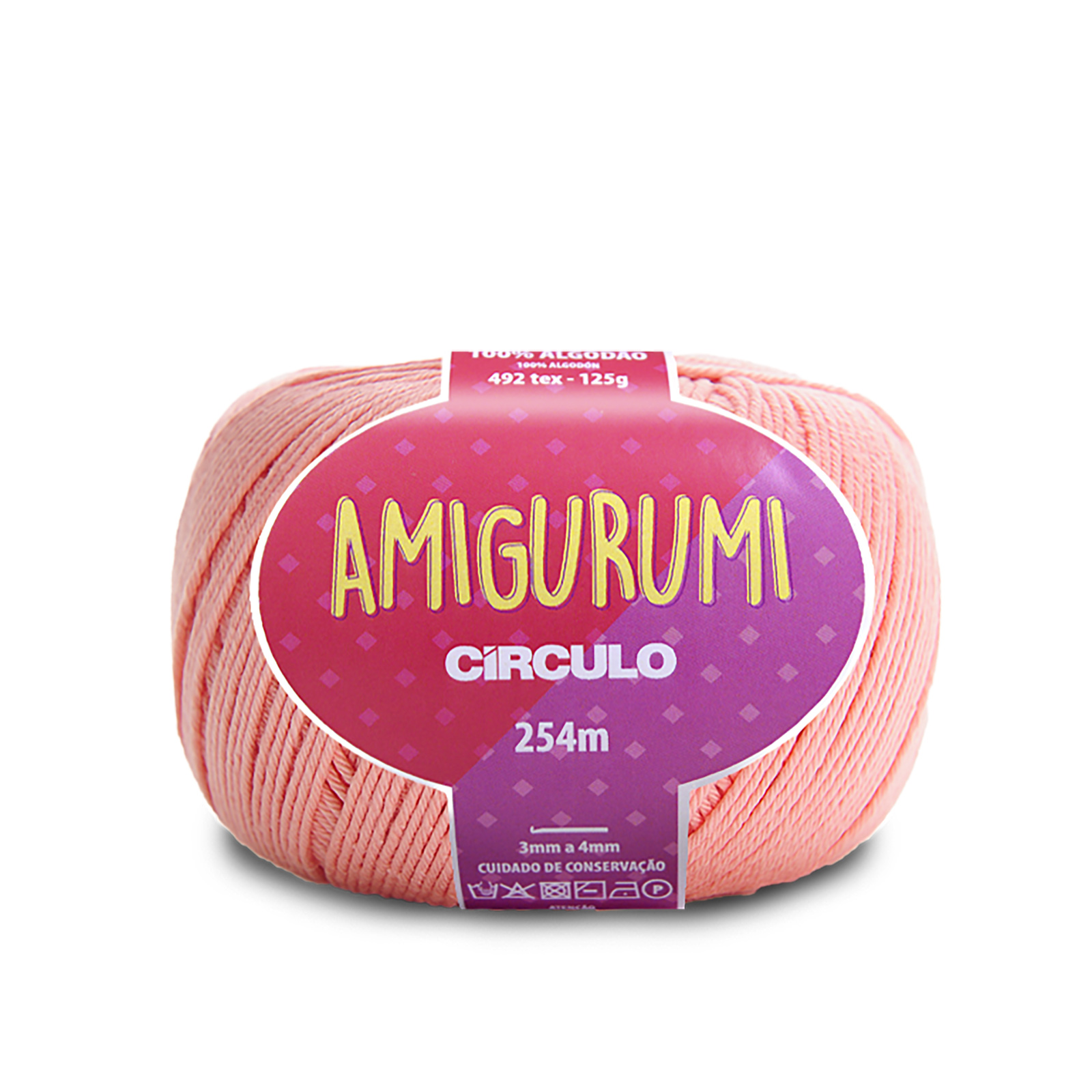 circulo amigurumi - organza (4092) - 125gr (254m) | 1pc