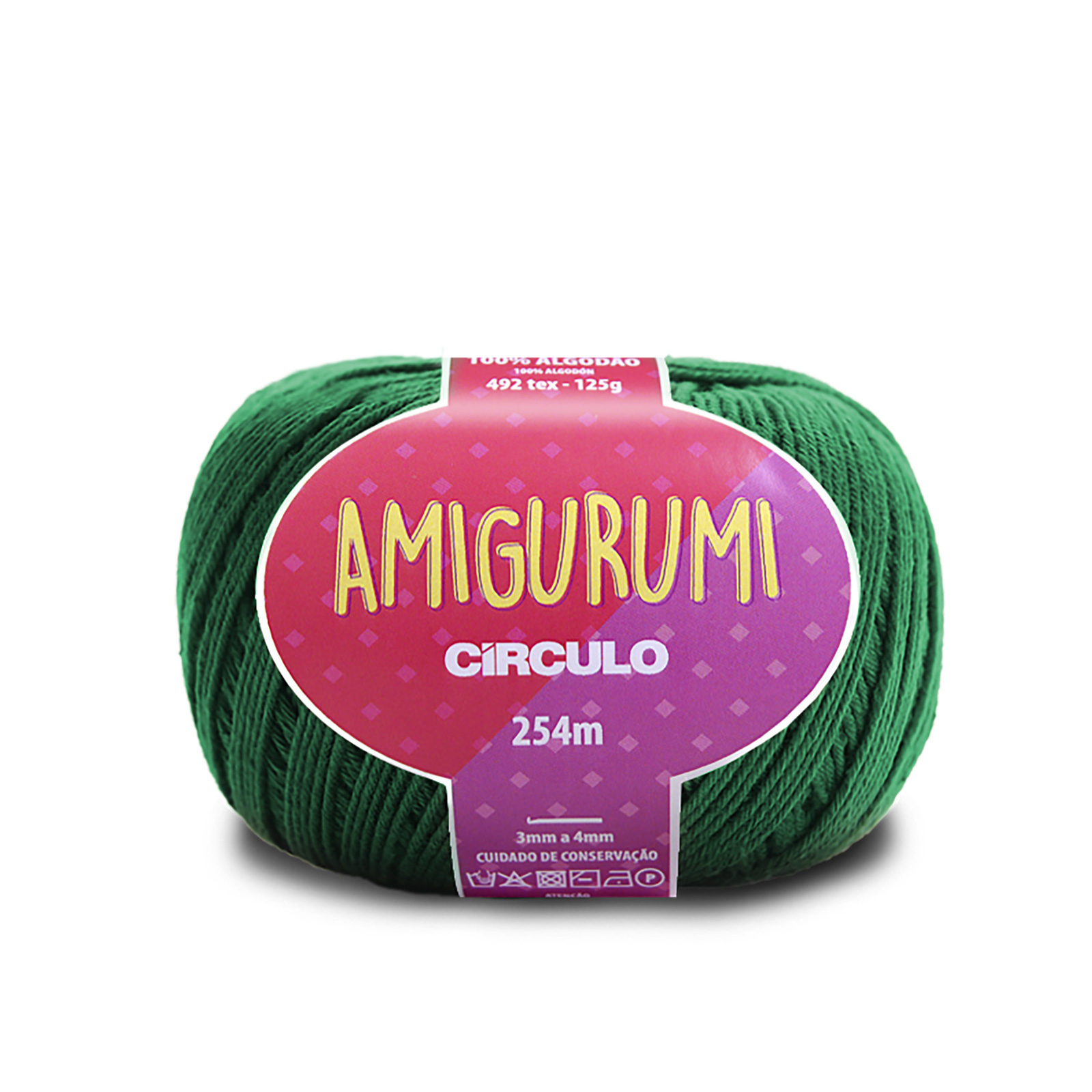circulo amigurumi - green flag (5767) - 125gr (254m) | 1pc