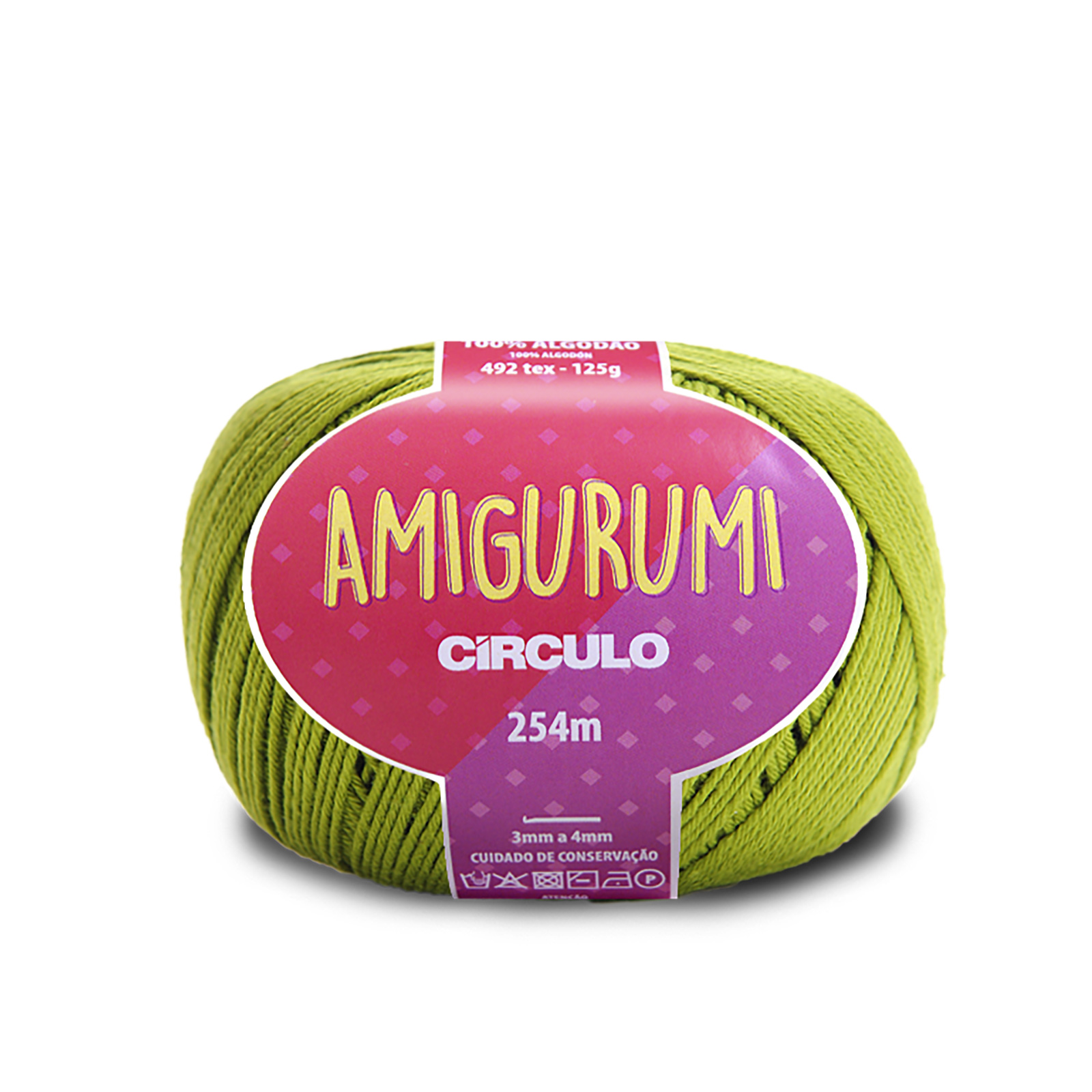 circulo amigurumi - pistazie (5800) - 125gr (254m) | 1st
