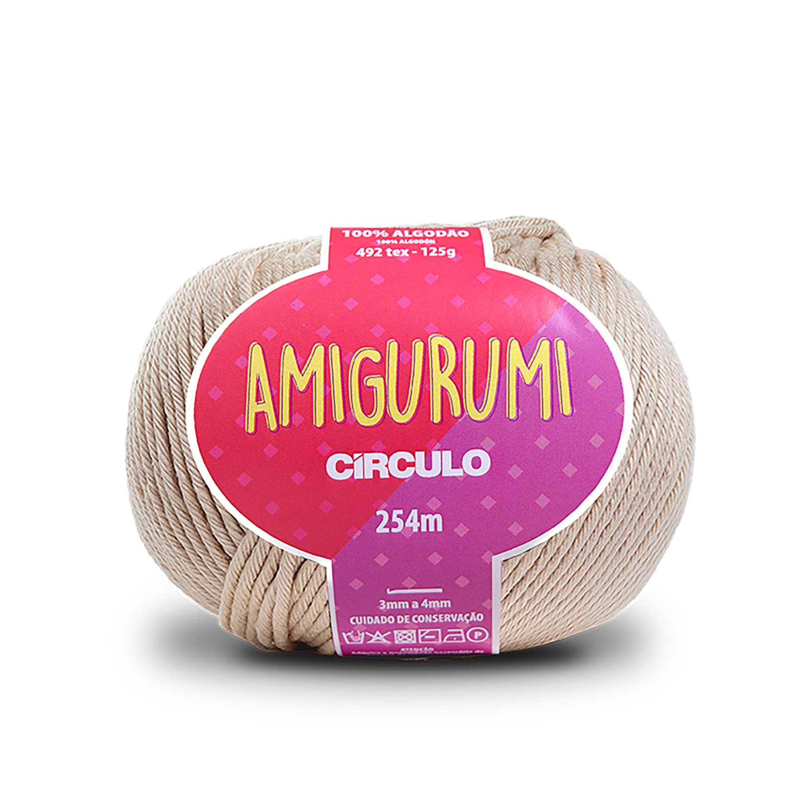 circulo amigurumi - porcelain (7564) - 125gr (254m) | 1pc