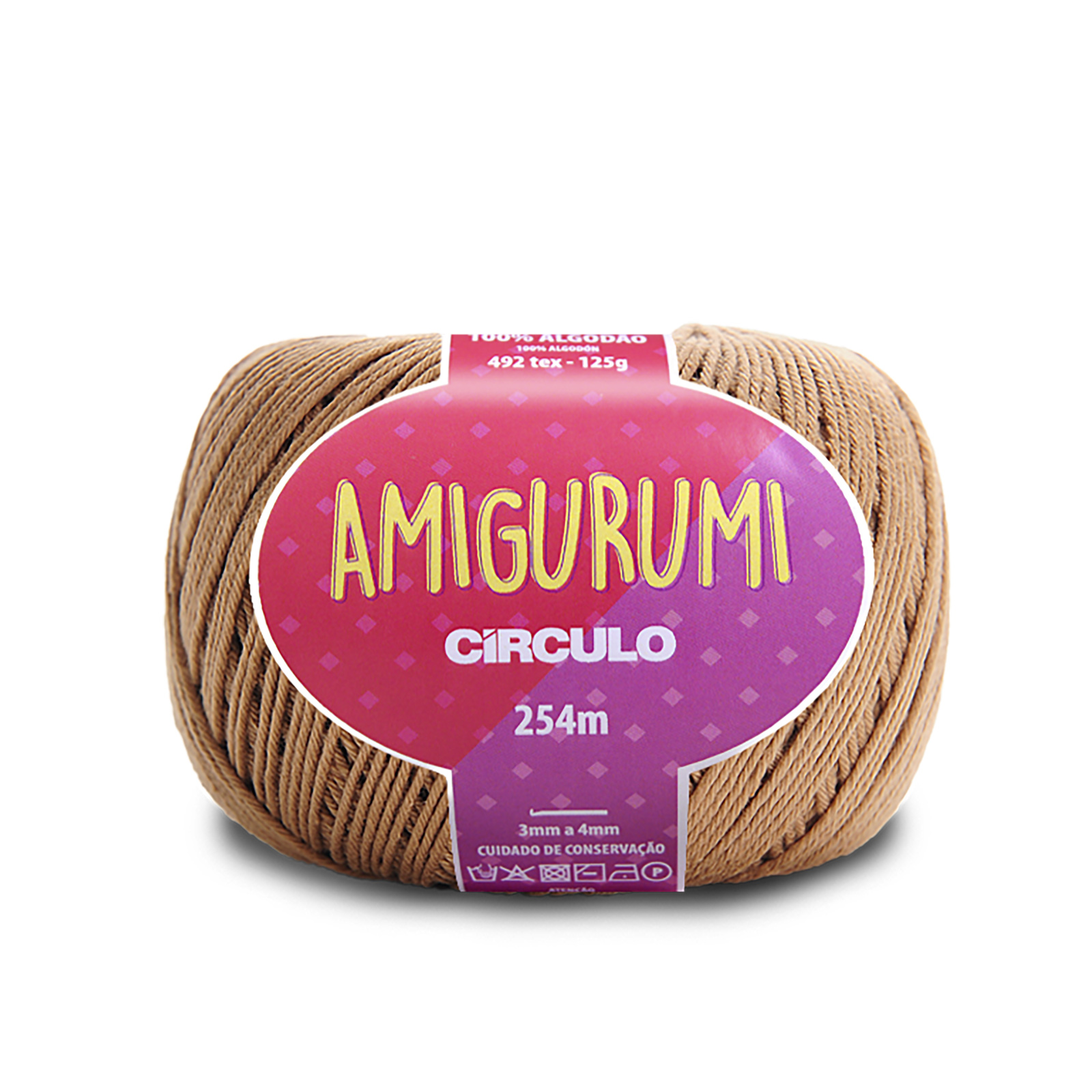 circulo amigurumi - kastanie (7625) - 125gr (254m) | 1st