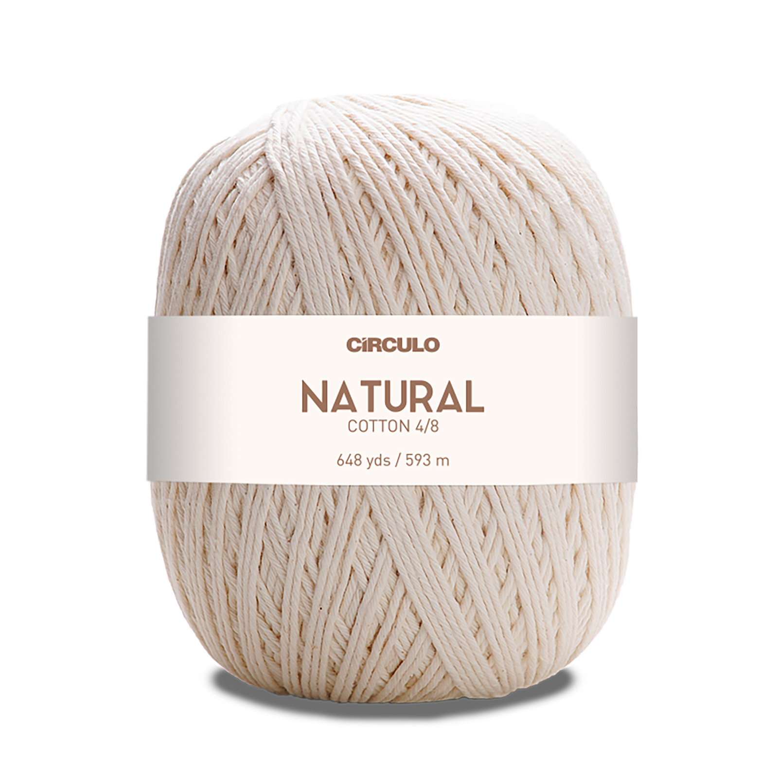 circulo barroco natural cotton 4/8 - natural (20) - 700gr (593m) | 1pc