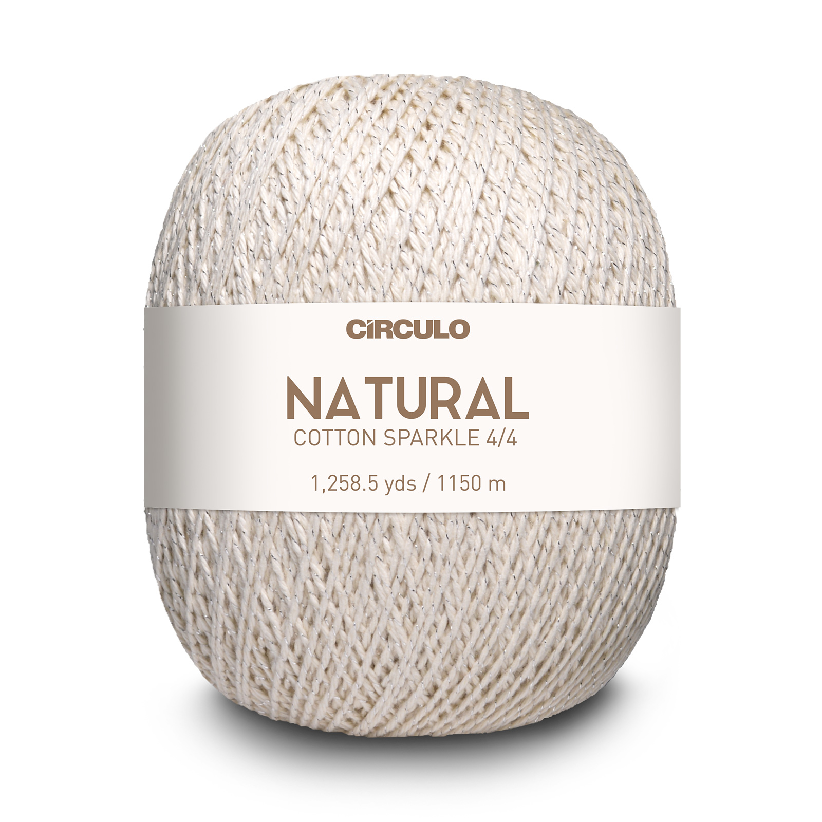 circulo barroco natural cotton sparlke 4/4 - naturale silber (20) - 700gr (1150m) | 1st